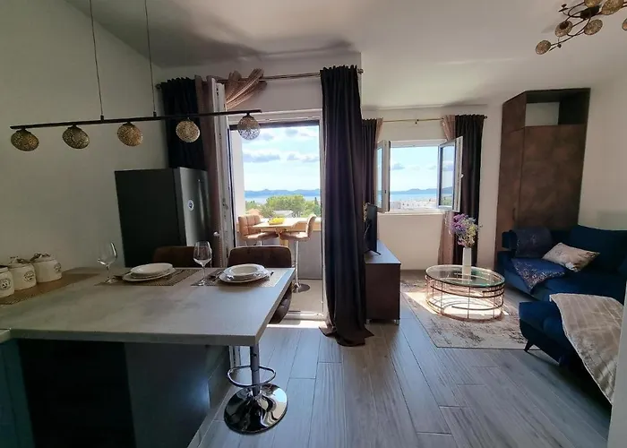In With Sea View, Balcony, Air Conditioning, Wifi 5114-1 아파트 자다르