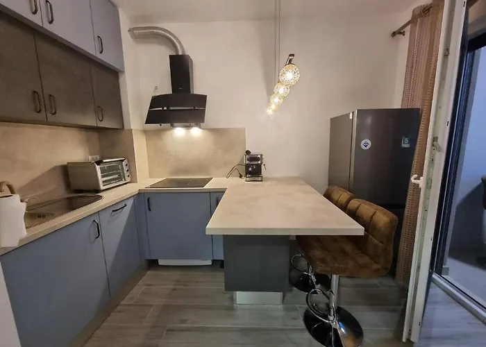 דירה In With Sea View, Balcony, Air Conditioning, Wifi 5114-1 *