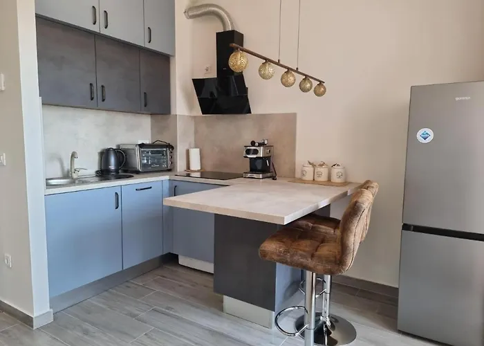 公寓 In With Sea View, Balcony, Air Conditioning, Wifi 5114-1 扎达尔